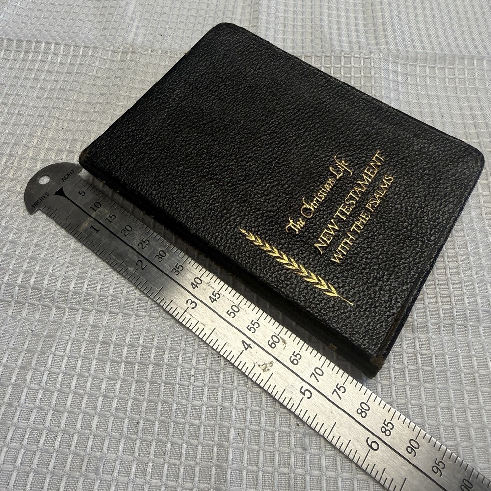 1969 Christian Life New Testament With Psalms KJV Thomas Nelson Pocket Bible‎